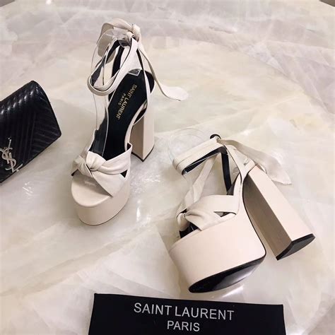 ysl strapp high heels|ysl platform heels.